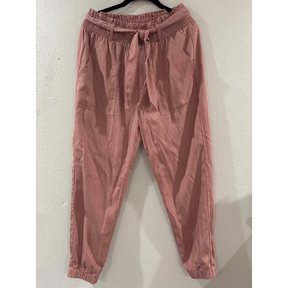 Abercrombie & Fitch pants womens Belted Utility Joggers Elastic Ankle NWT Medium